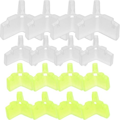 80 capuchons de protection pour hameçons de pêche, épais et résistants.-3X3cm (1/3)