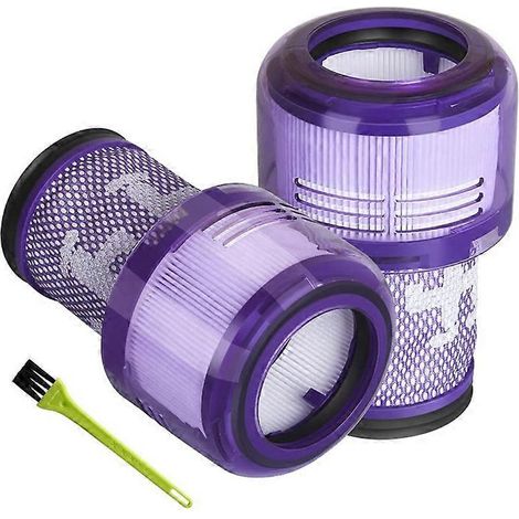 Lot de 2 filtres HEPA pour aspirateur Dyson V12 Slim Detect Absolute Extra/Total Clean (réf. 971517-01) (1/5)