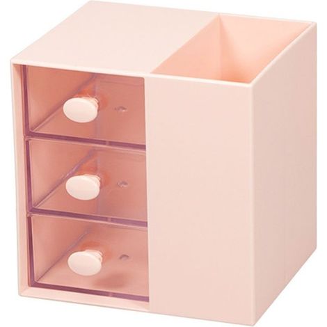 Pot à crayons, organiseur de bureau pour stylos, fournitures de papeterie, pot à crayons pour bureau, école, 12 x 12 x 10 cm (1/5)