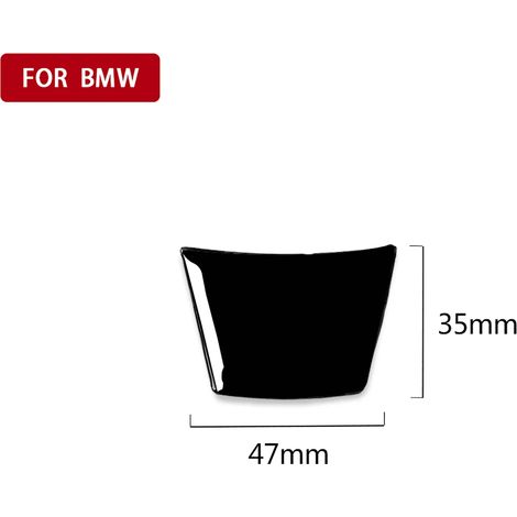 (Noir B) Autocollant décoratif pour volant, compatible avec BMW X5 E70 X6 E71 (2008-2013), accessoire intérieur de voiture en ABS. (1/5)