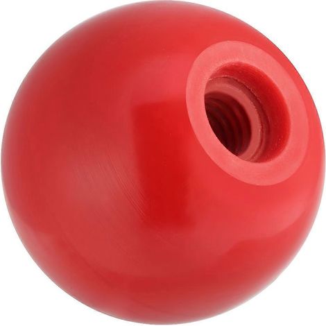 10 Stück Universal-Drehmaschinen-Traktor-Maschinen-Kunststoff-Rundkugelgriffe (Rot AM825)