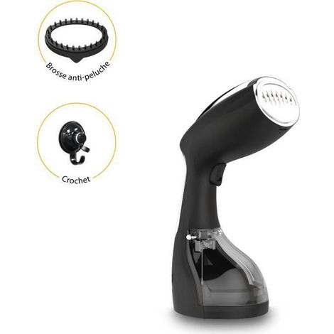 Steamone S-Travel vaporizador de ropa compacto negro y cromo (1/5)