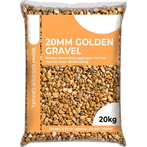 20mm Golden Gravel Bag (20kg) (1/2)
