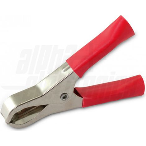 Pinza per batterie manici isolati 30a rossa
