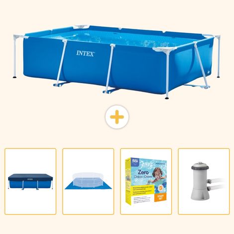 Intex Piscine Tubulaire Rectangulaire - 300x200x75 cm - 5-pièces  S24 (1/5)