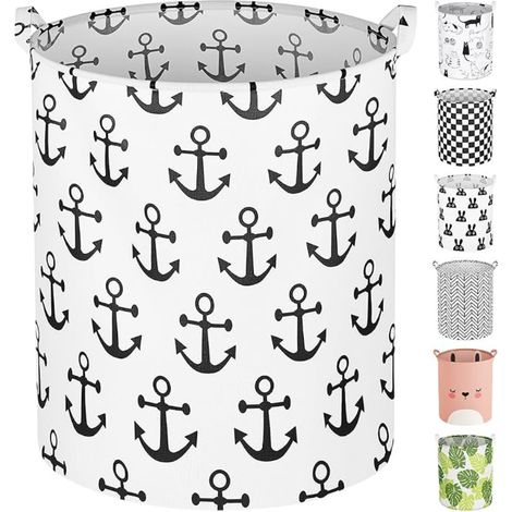 Grand Panier à Linge, Corbeille à Linge Pliable et Imperméable avec Poignées, Autoportant Bac Linge Sale, Laundry Basket Vêtements, Serviettes, Jouets, Couvertures, Maison, Dortoir (1/5)