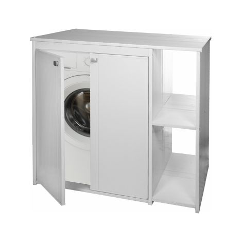 MOBILE COPRILAVATRICE IN PVC C/ANTE E RIPIANI- 60 x 94,5 x H. 94 cm- DH- pezzi 1 (1/2)