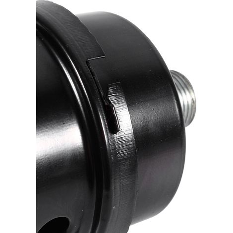 Silencieux d'admission d'air en fer noir pour compresseur, filetage 3/8" (16 mm) (1/5)