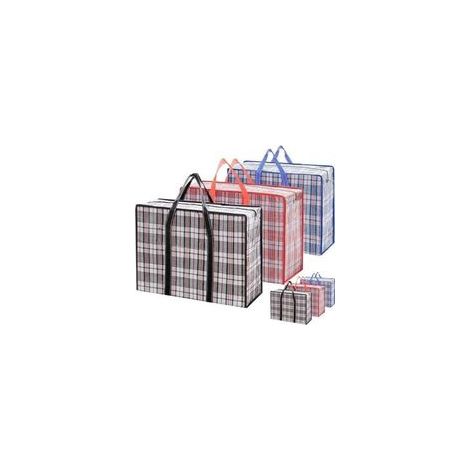 6 Extra Large Panier a Linge, Sac de Rangement Réutilisable, Grand Sac Cabas Multi-usages à Fermeture Zippée, Sac de déménagement (1/4)