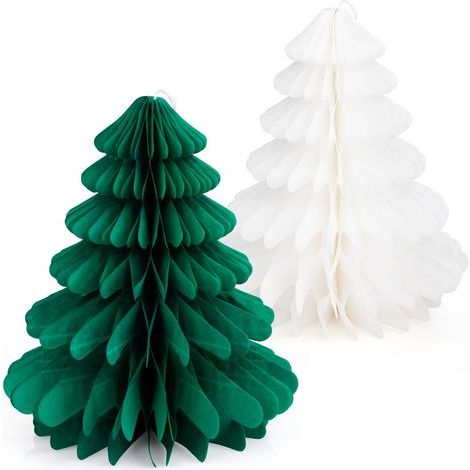 Décoration de sapin de Noël en papier, araignée de Noël en papier pliable, décoration de table de Noël, décoration intérieure de maison de Noël en papier pour le Nouvel An, un anniversaire, un mariage (1/5)