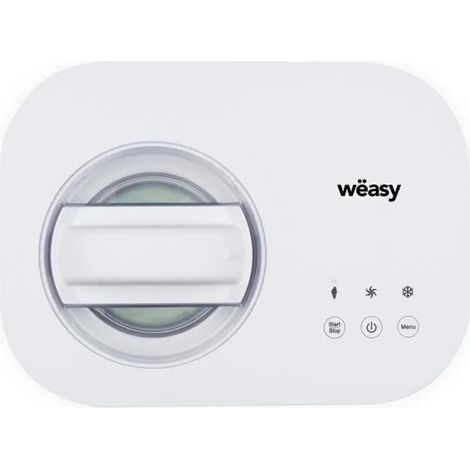 Eismaschine weasy YUM135 weiß 1 Liter 100 Watt