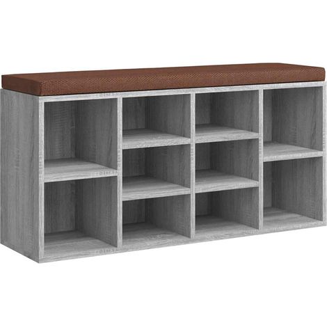 Scarpiera  Mobile per scarpe Grigio Sonoma 103x30x48 cm in Legno Multistrato (1/5)