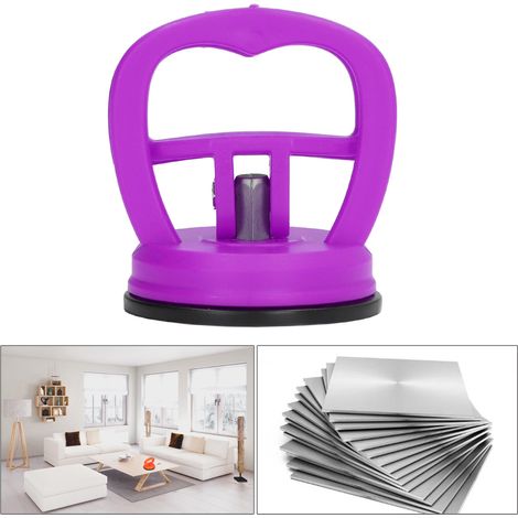 Lot de 2 Mini Ventouses de Réparation pour Carreaux et Verre Forte Adhérence Violet-KZQ (1/5)