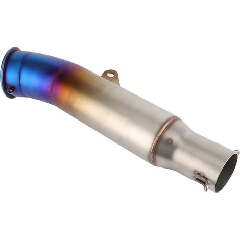 Embout de pot d'échappement universel pour moto, silencieux arrière, compatible Z750 Z900 Z800, bleu (1/5)