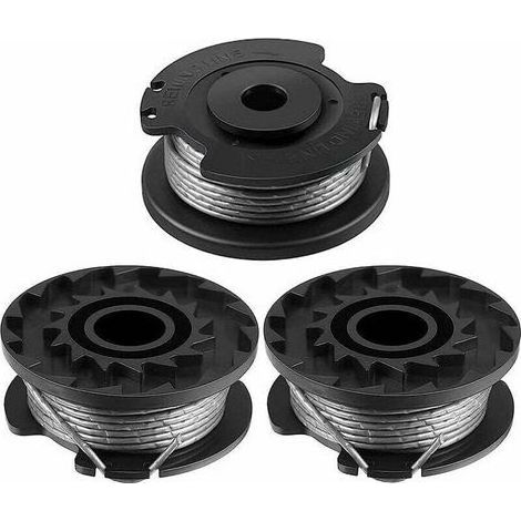 pair 3 Pièces F016800569 Bobine et fil compatibles avec le remplacement, F016800385 Bobine de Rechange de Tondeuse Compatible avec ART 23SL et ART 26SL (3pcs) (1/5)