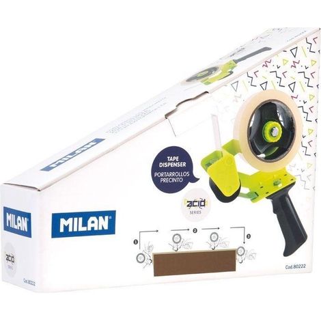 Dispenser di nastro adesivo Milan giallo acido
