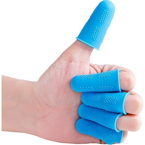 Set Silicone Doigt Protecteur Couverture Résistant Aux Coupes Résistant À La Chaleur Couverture De Doigt Excellent Outil De Cuisine De Cuisine
