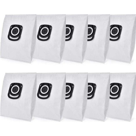 Lot de 10 sacs d'aspirateur pour Rowenta Hygiene + ZR200520 ZR2007205 couches de tissu non tisséExcellente filtration poussière et pollen RO39xx (1/4)