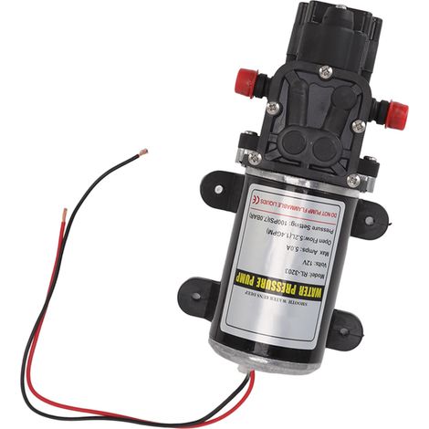 Pompe à eau à membrane auto-amorçante intermittente, pompe à eau haute pression pour usage domestique et marin RL 3203 (12V) (1/5)