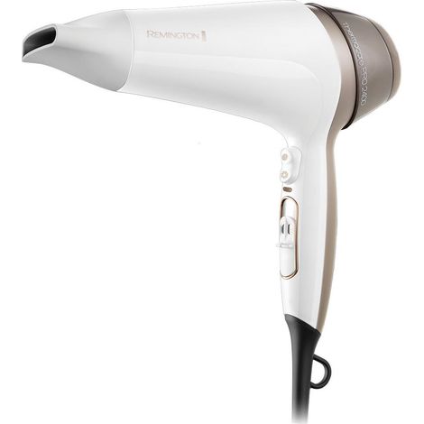 Remington D5720 Thermacare Pro Asciugacapelli 2200 W Ionico 2 velocita' 3 temperature con Diffusore e Concentratori colore Bianco (1/5)