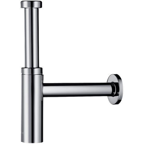 Hansgrohe – Siphon de lavabo 60-165mm – Entrée G 1 1/4 – Sortie DN32 – Hauteur d'eau de retenue 75mm – Contrôlé selon norme DIN EN 274·3