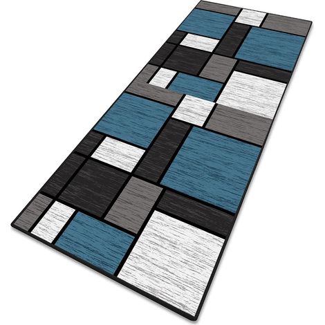 Tapis De Couloir - Antideslizante - Fibra De Poliéster - 6 Mm De Espesor - Para Cocina Dormitorio Y Pasillo - 1 Unidad (1/5)