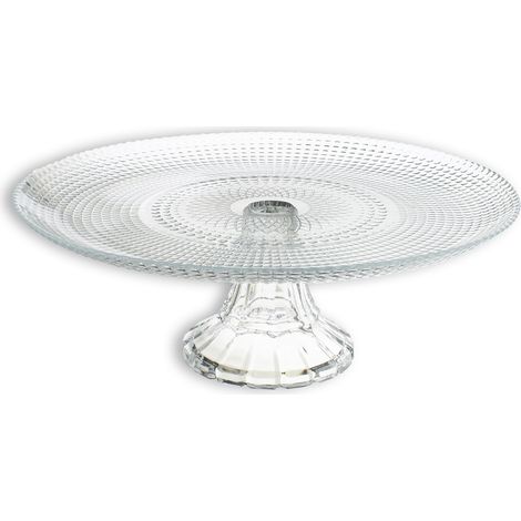 Plat sur pied en verre 30cm, ORION