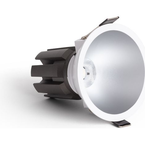 Foco Downlight LED 9W / 12W Cónico Areni Corte Ø 85 mm 4000K Gris Blanco Neutro 9 W