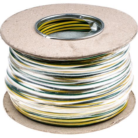 Câble d'alimentation RS PRO 1G2,5 mm², gaine PVC Vert/Jaune, Retardant à la flamme, 100m ( Prix pour Bobine de 100 Mètres ) (1/3)