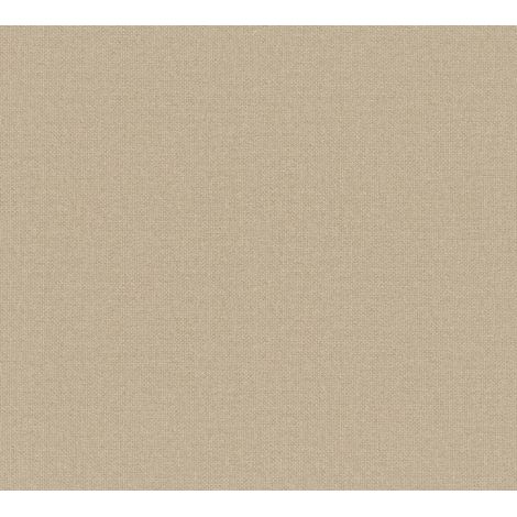 Uni Tapete Profhome 387443 heißgeprägte Vliestapete leicht strukturiert in Textiloptik matt beige beige-braun 5,33 m2