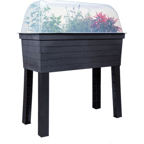 GARANTIA URBAN Balkon-Hochbeet Set inkl. Anzuchthaube