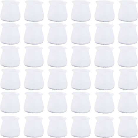 Housses de chaise en silicone pour pieds de chaise, protège-pieds de table, canapé et autres meubles (32 pièces)