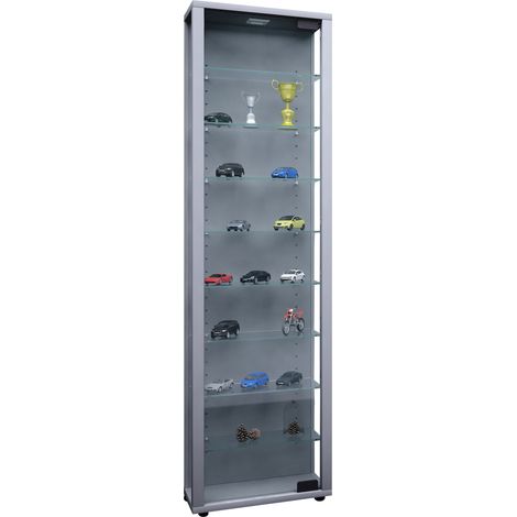 Exhibición de soporte de cristal de madera Edana Maxi 115x33x18 - VCM