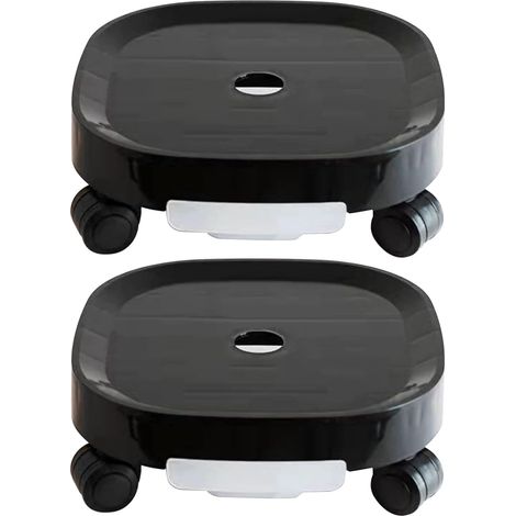 Roulettes Pour Pots De Fleurs - Rotation 360 Degrés - Usage Intérieur Et Extérieur - Lot De 4 Pièces (1/3)