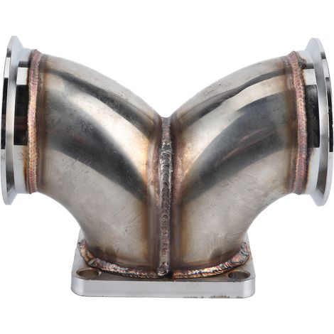 Raccord Y double entrée VBand 3in pour moteur V6 V8 turbocompresseur T4 bride à double spirale (1/5)