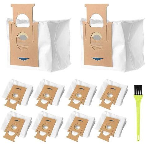 FENOPLASTICA10 Pices Sacs Poussires, Sac aspirateur pour ECOVACS Deebot N8+ N8 Pro+ T8 T8+ T8 AIVI T8 AIVI+ T8 MAX T9+ DX93 DDX96 Sacs Aspirateur Rutilisables pour Yeedi K781+ Aspirateur (1/5)