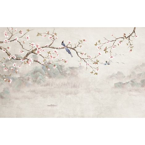 Papier peint panoramique - Fleurs - 195 cm x 122 cm (1/2)