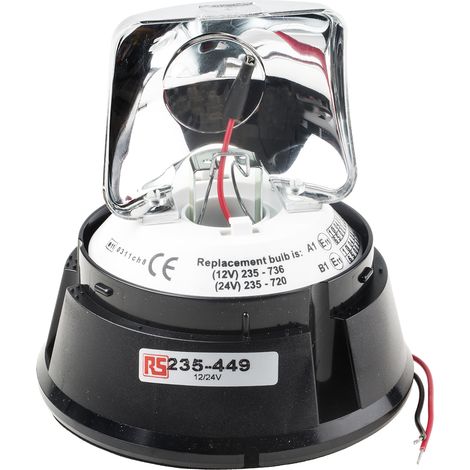Balise à Incandescence, sans lentille RS PRO, 12 V c.c. 24 V c.c. ( Prix pour 1 )