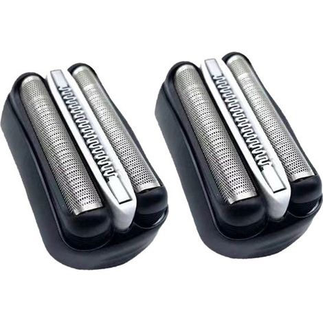 Lot de 2 lames de rechange – Compatibles avec certaines séries – Rasage précis – Set de remplacement (1/4)