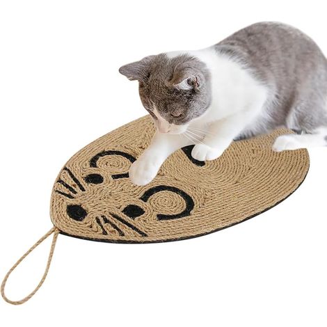 Tapis à griffer pour chat en sisal naturel antidérapant pour sol (1/5)