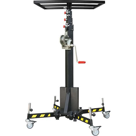 Hebebühne 125kg - Mit klappbarer Vollplattform 750x440mm - LP125R-GPP2