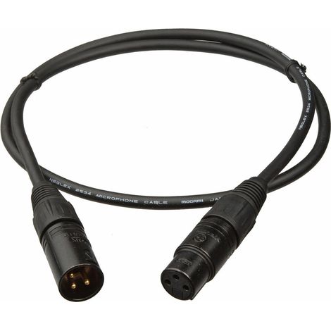 Cable XLR Canon para Consola DMX Negro (1/2)