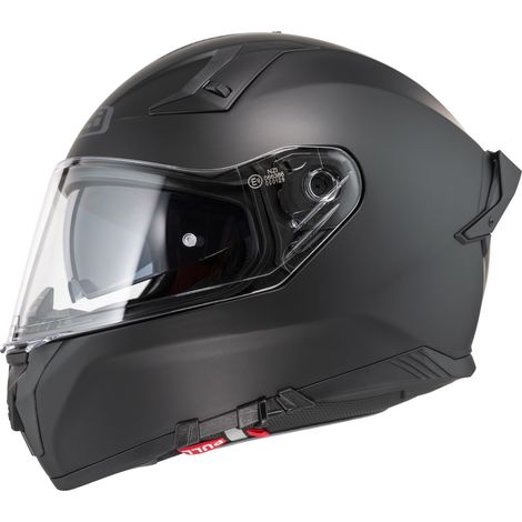 Nzi - Casque Moto Intégral - Modèle Go Rider Stream Duo Noir Mat Avec Pare-soleil XXL (1/5)
