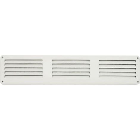 GRIGLIA DA SOVRAPPORRE IN METALLO CON RETE L. 300 X H. 60 MM Bianco