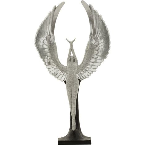 Statuetta Sparky in resina argento e nero grande (1/5)