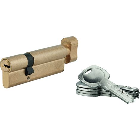 Cylindre 60x30mm, clés réversibles, 5 clés - SP (1/2)