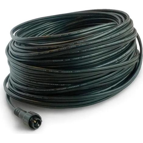 Velleman Cable de iluminación exterior negro 50 m PVC