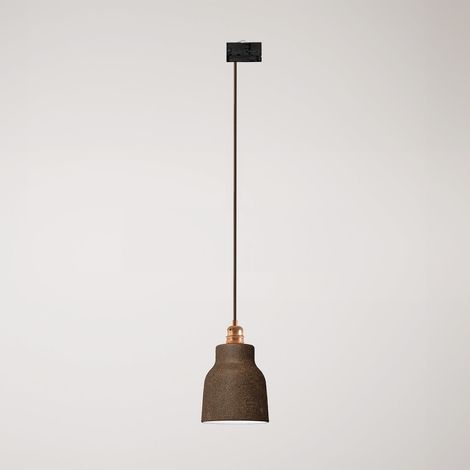 Creative Cables - Candeeiro suspenso com abajur Vase e adaptador de calha -lâmpada incluída
