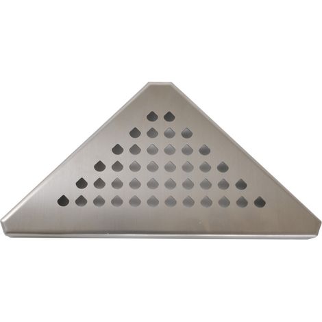 Grille inox 304 GSTRIAND pour caniveau d'angle Docia