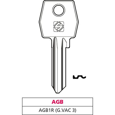 Silca CHIAVE OTTONE AGB1R (G. VAC 3) AGB 20.00 pz